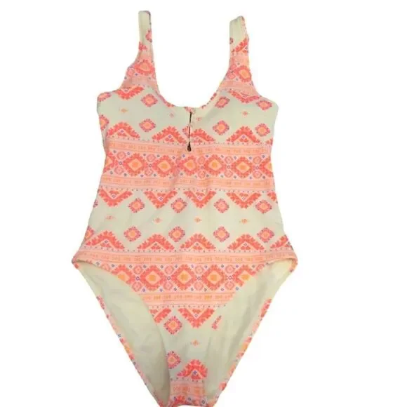 LN AERIE PIQUE ONE PIECE SWIMSUIT SZ.M - Picture 2 of 6